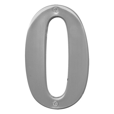 Hy-Ko 5In Satin Nickel Number 0, 3PK A31010